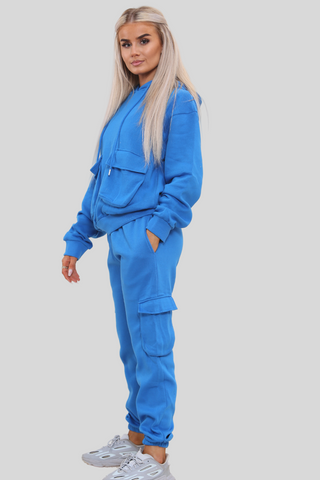 Utility Pocket Hooded Top & Trouser Fleece Co-ord