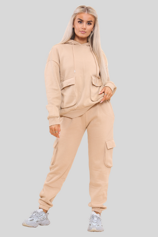 Utility Pocket Hooded Top & Trouser Fleece Co-ord