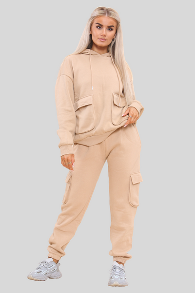 Utility Pocket Hooded Top & Trouser Fleece Co-ord