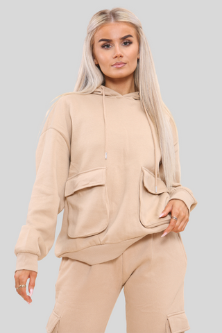 Utility Pocket Hooded Top & Trouser Fleece Co-ord