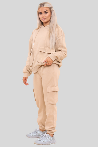 Utility Pocket Hooded Top & Trouser Fleece Co-ord