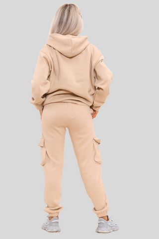Utility Pocket Hooded Top & Trouser Fleece Co-ord