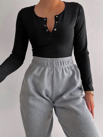Oversized Fleece Joggers In Grey