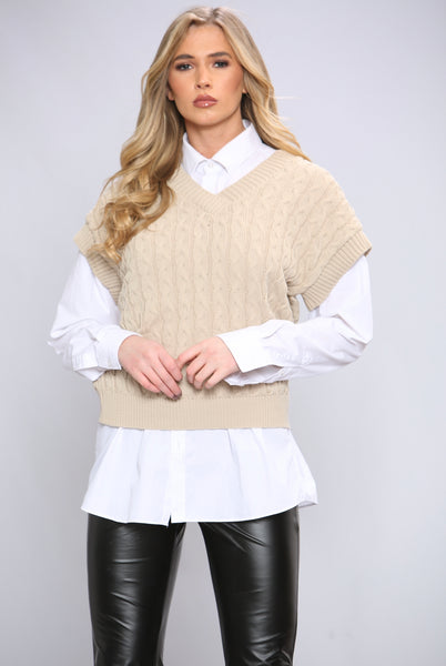 Tanya Stone Knitted Vest