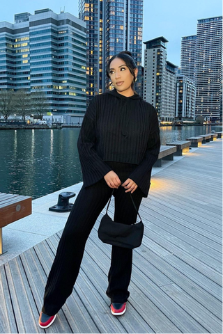 Arabella Hooded Wide Leg Set