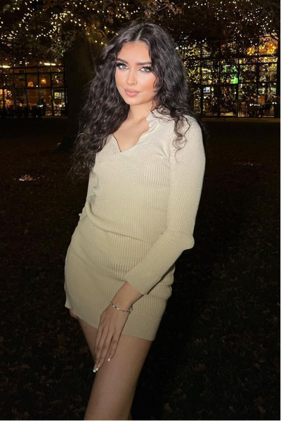 Amie Knit Jumper Dress