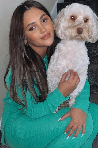 Ribbed Hooded Top & Flared Trouser Co-ord