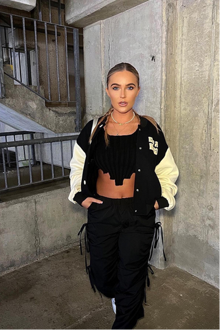 Stormie Ribbed Knitted Bralet