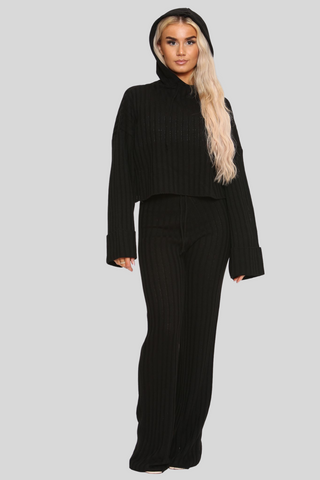 Arabella Hooded Wide Leg Set