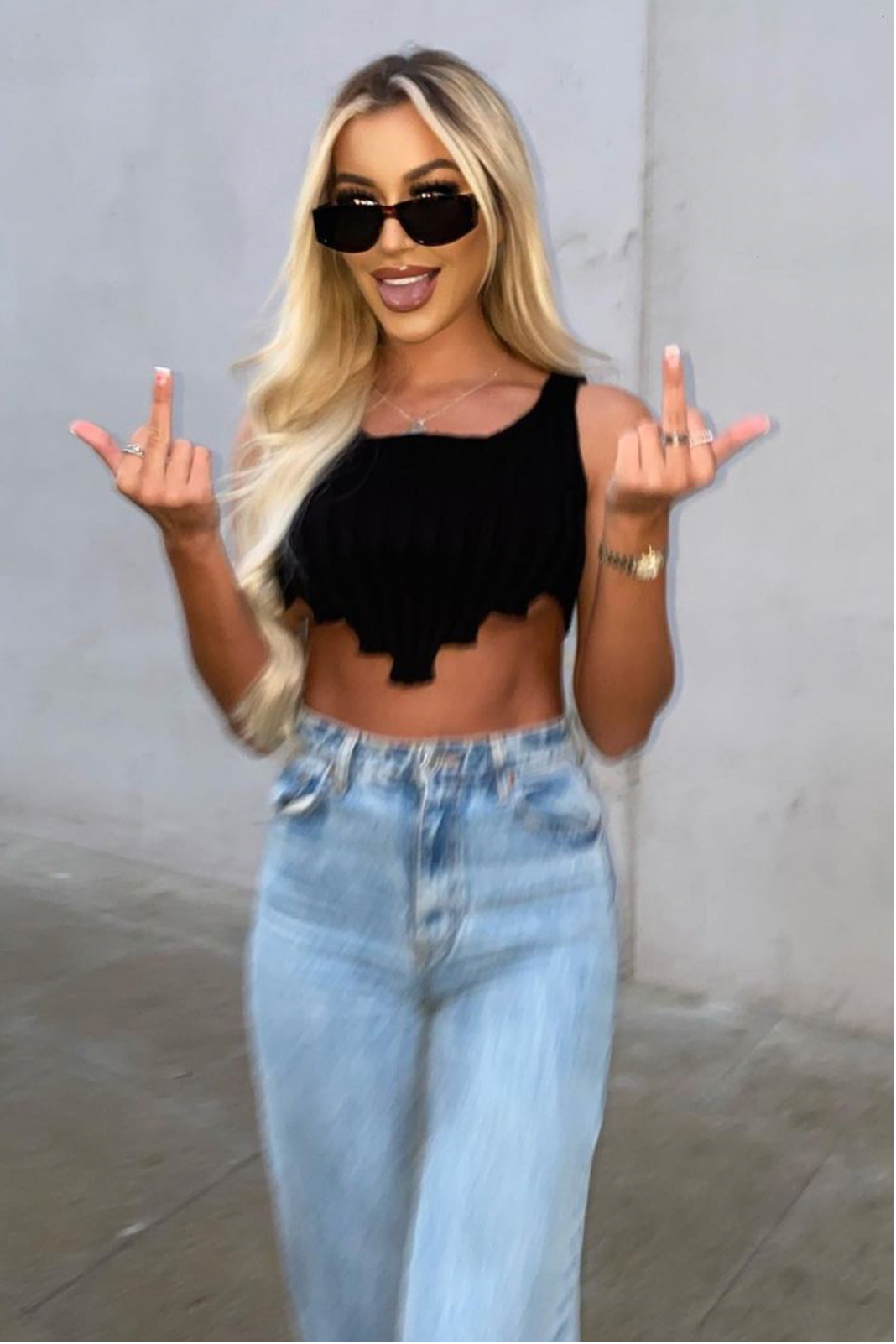 Stormie Ribbed Knitted Bralet