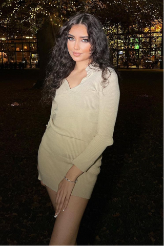 Amie Knit Jumper Dress